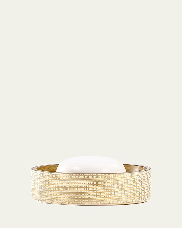 Woven Soap Dish, Gold